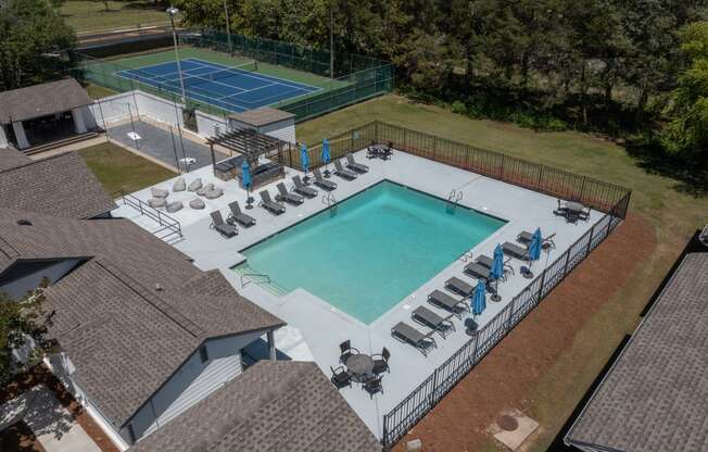 Stratford Pool Aerial