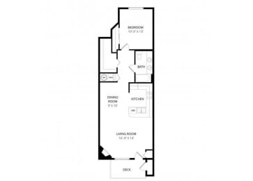 1 bed, 1 bath, 773 sqft, $2,149