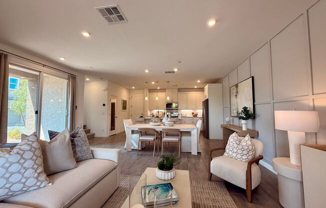FULLY FURNISHED 3 BED 2.5 BATH 2 CAR GARAGE 2 STORY MODEL HOME FRESH ON MARKET FOR RENT!!!