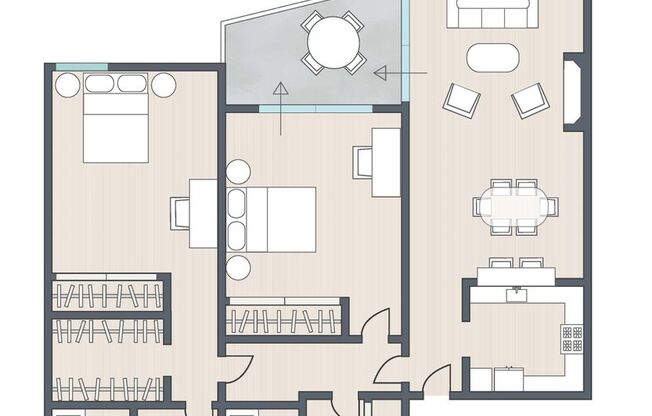 2 beds, 2 baths, 850 sqft, $2,995, Unit 140