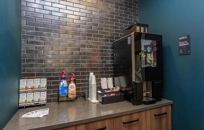 Berewick Pointe Coffee Machine in Charlotte, North Carolina Apartments