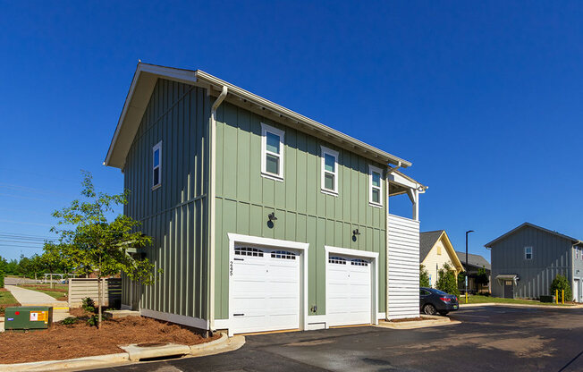 attached garages under home