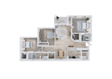 3 beds, 2 baths, 1,350 sqft, $1,799