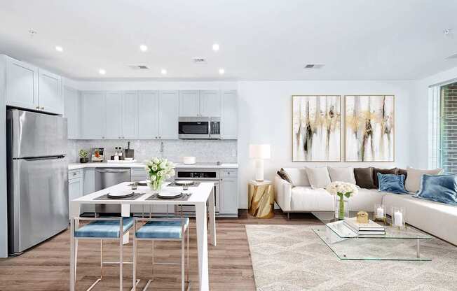 Kitchen and dining at The Glover House, Washington, DC, 20007