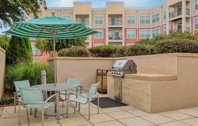 Outdoor grilling stations at The Ridgewood by Windsor, Fairfax, 22030