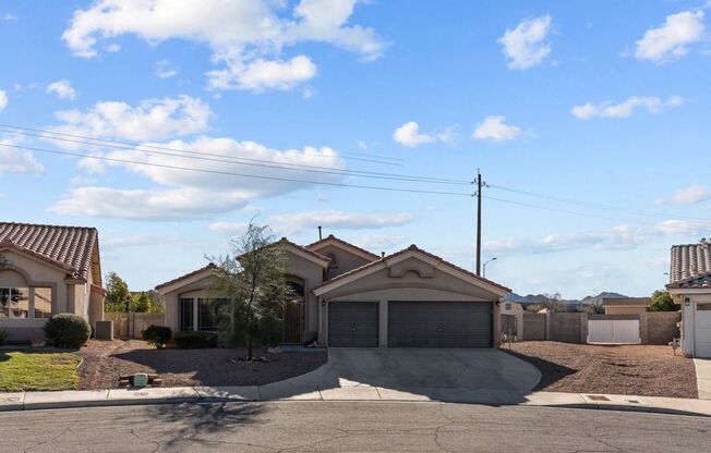 Spacious Single Story, 4 Bedroom "Henderson" Home,3 CAR GARAGE, HUGE BACKYARD, SPA, and RV PARKING