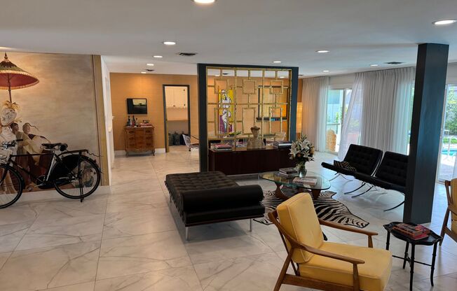 Mid-Century Modern Home at its finest. In ground pool and hot tub.
