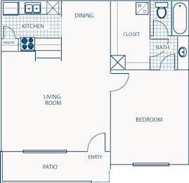 1 bed, 1 bath, 652 sqft, $1,083