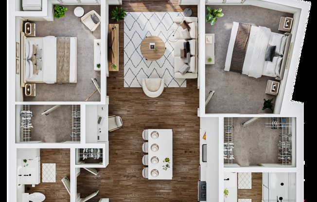 2 beds, 2 baths, 1,123 sqft, $2,730, Unit 329