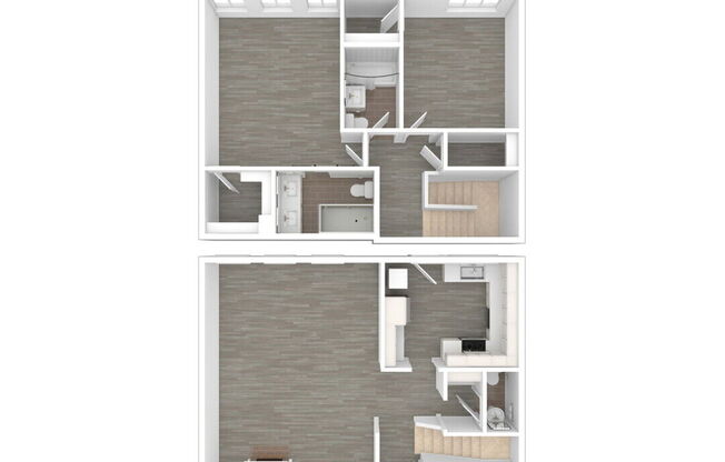 2 beds, 2.5 baths, 1,290 sqft, $7,039