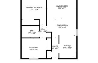 2 beds, 1 bath, 714 sqft, $1,075, Unit 14