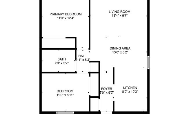 2 beds, 1 bath, 714 sqft, $1,075, Unit 14