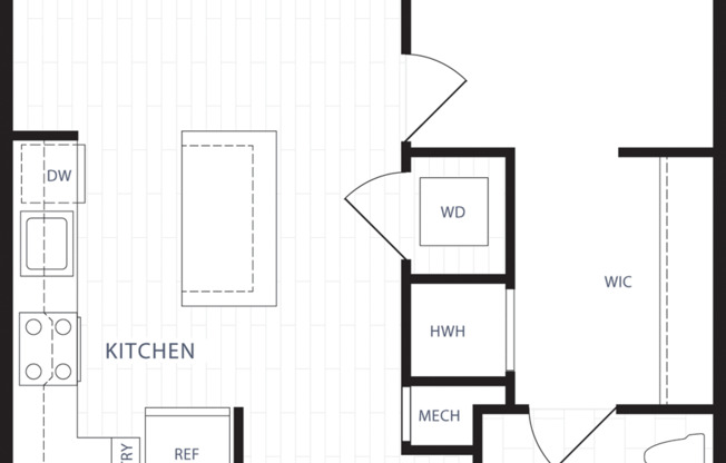 1 bed, 1 bath, 860 sqft, $2,945, Unit 221