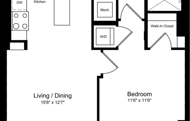 1 bed, 1 bath, 690 sqft, $2,525, Unit 807