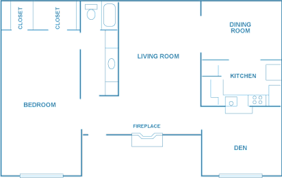 1 bed, 1 bath, 1,050 sqft, $1,324