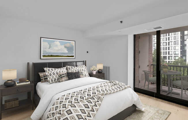 Bedroom with Hard Surface Flooring