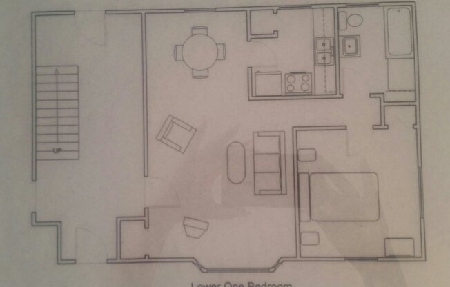 1 bed, 1 bath, 691 sqft, $1,410, Unit 60