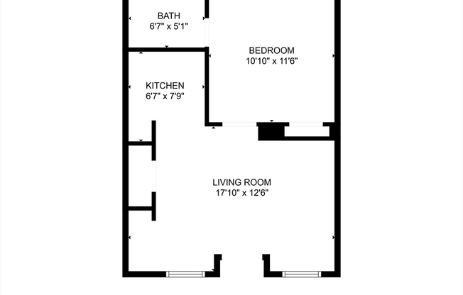 1 bed, 1 bath, 550 sqft, $2,395, Unit 53