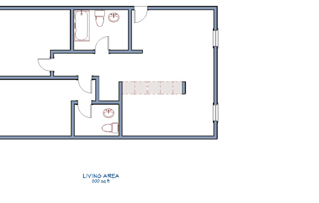 2 beds, 1 bath, 800 sqft, $1,285