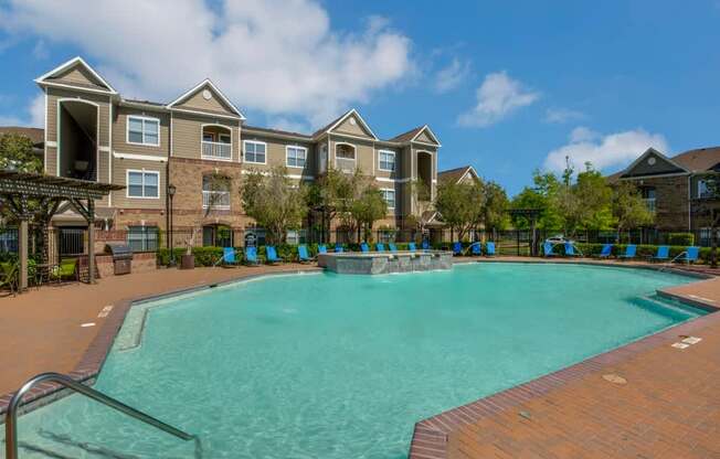Sparkling Pool at Carrington at Barker Cypress in Cypress, TX 77433