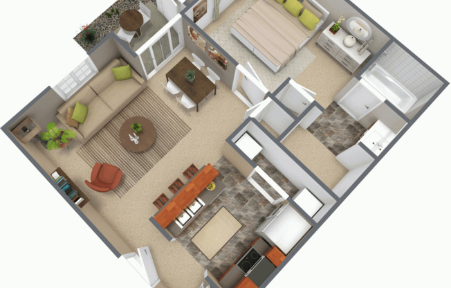 1 bed, 1 bath, 750 sqft, $1,600