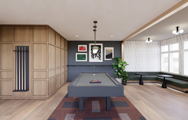 Modera Beaverton offers a variety of unique spaces designed for entertainment, relaxation, and productivity.