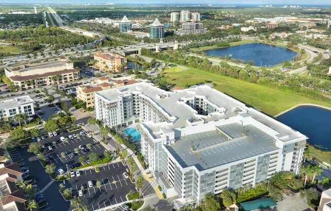Aerial View at The Marc Luxury Apartments in Palm Beach Gardens FL