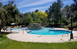 Great location off Leetsdale/Parker and Florida with lots of amenities such as AC, pool, hot tub, club house, washer/dryer in building.