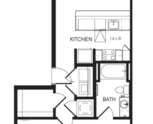 1 bed, 1 bath, 826 sqft, $1,349