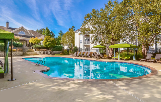 Pool Area at Ultris Courthouse Square Apartment Homes in Stafford, Virginia, VA