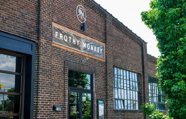 Grab your morning brew or unwind with wine at Frothy Monkey—just minutes from your front door at Modera Nations.