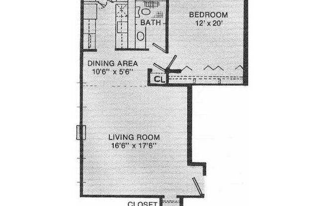 1 bed, 1 bath, 720 sqft, $994, Unit D301