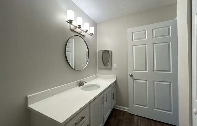 bathroom with linen closet at Palmetto Place, Fort Mill, SC