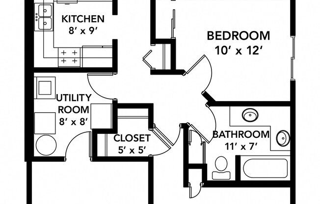 2 beds, 1 bath, 985 sqft, $1,945