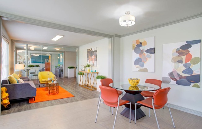 Dining And Living Area at Metro 5514, Texas, 77021