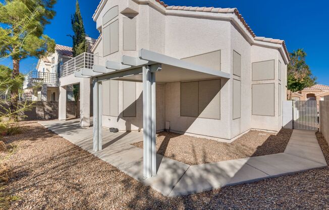 Recently updated 2 story home with 4 beds, 2.5 baths, and 3 car garage in ideal Summerlin neighborhood.