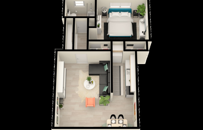 1 bed, 1 bath, 635 sqft, $1,285, Unit 302