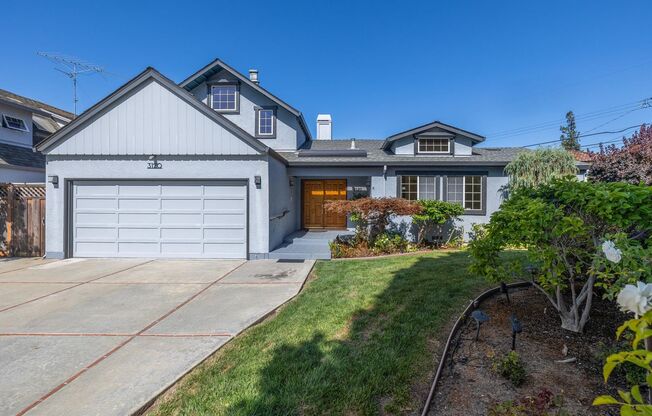 Elegant 3-Bedroom Home in Palo Alto’s Midtown Neighborhood – Peaceful Cul-de-Sac Location with Pond