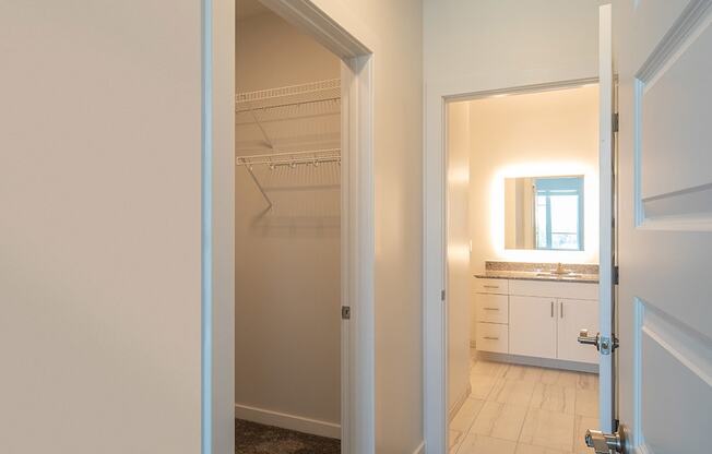 Second bedroom at Helix Apartments in Chespeake VA