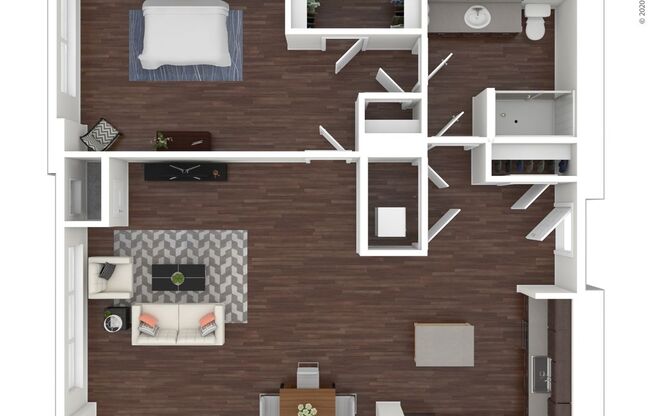 1 bed, 1 bath, 1,091 sqft, $3,515, Unit 202