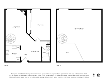 1 bed, 1 bath, 844 sqft, $2,447