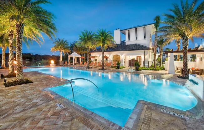 Resort Style Swimming Pool at Town Trelago, Maitland, FL, 32751