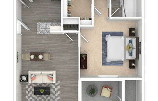 1 bed, 1 bath, 474 sqft, $945