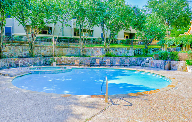 1 of 3 Pools with Cabanas at The Winsted at Valley Ranch in Irving, TX, For Rent. Now leasing 1 and 2 bedroom apartments.