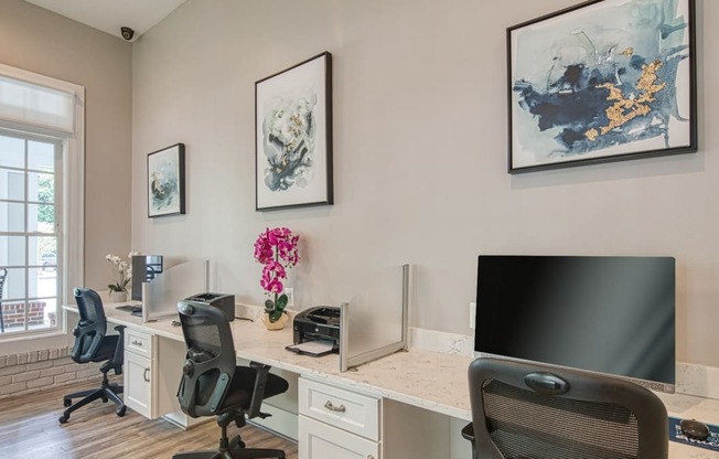 Business Center With Wifi at Beacon Place Apartments, Gaithersburg, MD, 20878