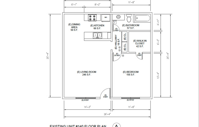 1 bed, 1 bath, 693 sqft, $1,845, Unit 103