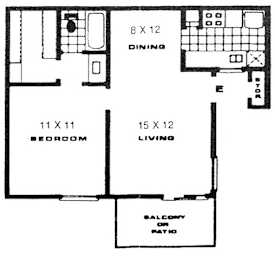 1 bed, 1 bath, 632 sqft, $1,025