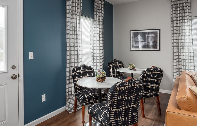 turtle creek apartments dining area