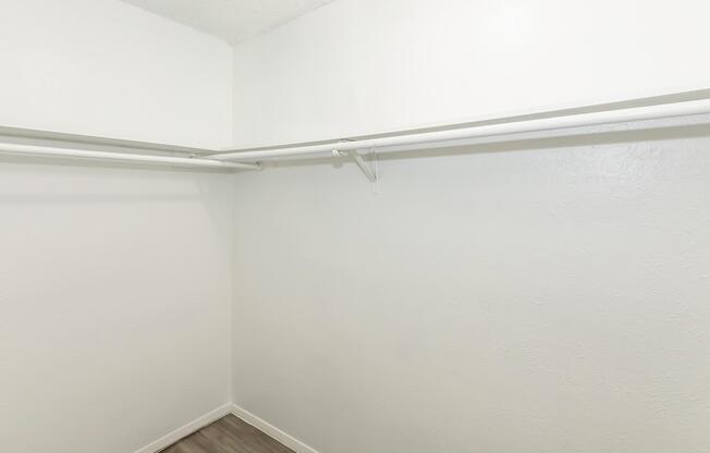 a close up of an empty room