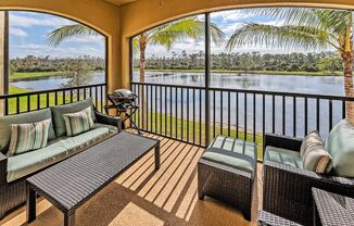 2BR/2BA Furnished Annual Condo available in Treviso Bay with social membership!